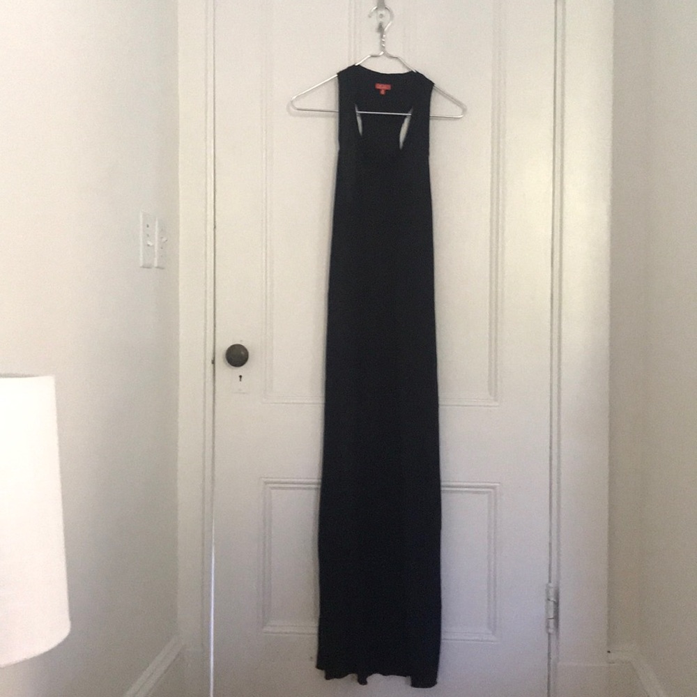 Madewell Black Jersey Knit Maxi Dress